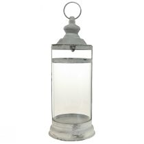 Artikel Deco Lantern Shabby Chic Lantern Vit Metall Ø15cm H46cm