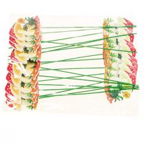 Artikel Dekorplugg träblompropp groda dekoration 6,5cm 18 st