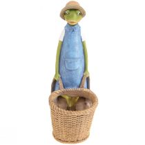 Artikel Frog deco planter polyresin bordsdekoration sommar H31,5cm