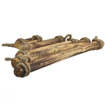 Artikel Väggdekoration julgran i trä boho dekoration flammig 50×65cm