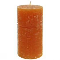 Artikel Pelarljus mörkorange enfärgade Sunset 50x100mm 4 st