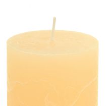 Artikel Ljus Aprikos Ljus Enfärgade pelarljus 60×100mm 4 st