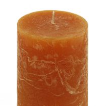 Artikel Pelarljus mörkorange enfärgade Sunset 60x100mm 4 st