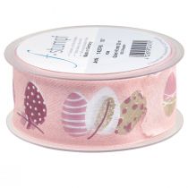 Artikel Presentband påsk dekorationsband påskägg rosa 40mm 20m