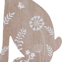 Artikel Påskhare Påskdekoration trä dekorativ kanin sittande 20×40cm