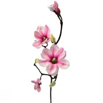 Artikel Konstgjord blomma magnolia gren magnolia konstgjord rosa 59cm