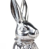 Artikel Dekorativ påskhare Silver Keramik Dekorativ kaninbyst H23cm