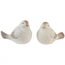 Artikel Bordsdekoration vårdekoration dekorativa fågelfigurer 11,5/12,5cm 2st