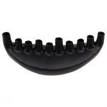 Artikel Vas Keramik Skepp Bordsdekoration Svart Abstrakt Modern H15cm