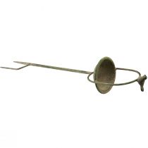 Artikel Dekorativ fågeldrink grön antik med spett Ø11cm H55cm