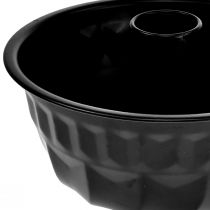Artikel Köksdekoration svart kakform Bundtform metall Ø23cm