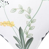 Artikel Hjärtan för upphängning av metall lantlig stil 13cm×13cm 4 st