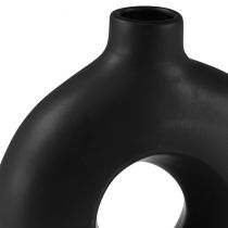 Artikel Vas Modern Keramik Svart Modern Oval 21×7×20cm