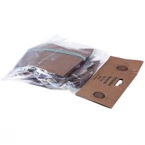 Artikel Honeycomb påskharar för att hänga sittande 9,5×5,5×8cm 5st