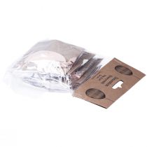 Artikel Honeycomb Ägg för att hänga påskägg Vit Orange 6cm 6 St