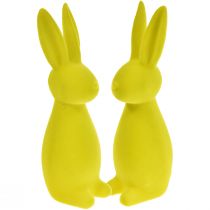Artikel Flockade påskharar Gulgrön – 2:a val – 8×10×29cm 2 st