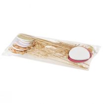 Artikel Påskäggsdekoration, blomplugg påskved, påskplugg 31,5cm 12st