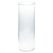Artikel Hög glasvas konisk blomvas glas 30cm Ø10,5cm