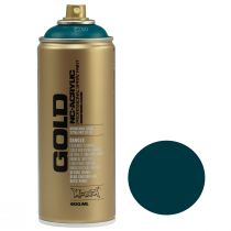 Artikel Sprayfärg Spray Bensin Montana Guld Blå Matt 400ml