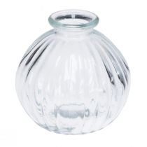 Artikel Liten glasvas kulvas vas vas klara spår Ø8,5cm H8cm