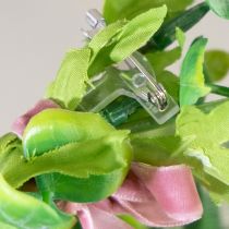 Artikel Bröllopsnålar transparenta/silverfärgade 5 cm 50 st