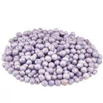 Artikel Briljanta dekorativa pärlor 4mm - 8mm lila 1l