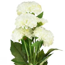 Artikel Konstgjorda blommor dekorativa dahlior konstgjorda vita 50cm