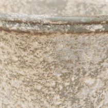 Artikel Antik metallkalk, dekorativ bägare, vintagevas, Ø11 cm, H17,5 cm