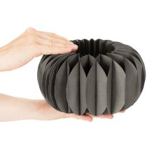 Artikel Dekorationsringar av pumpapapper i honungskaka 24 cm 4 st