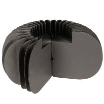 Artikel Dekorationsringar av pumpapapper i honungskaka 24 cm 4 st