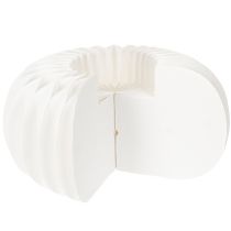 Artikel Runda pumpor av honungskakapapper, stora för torkade blommor och höstdekorationer, 24 cm, 4 st