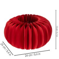 Artikel Pappersdekoration honungskaka papperspumpa rund modern bordsdekoration 24 cm 4 st