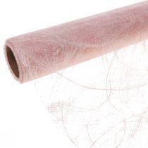 Artikel Deco fleece Sizoweb bordslöpare rosa 30cm 5m