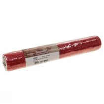 Artikel Deco fleece Sizoweb bordslöpare röd 30cm 5m