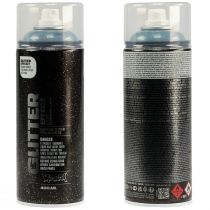 Glitter Spray Montana Effekt Sprayfärg Blå Cosmos 400ml