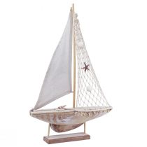 Artikel Segelfartygsdekoration segelbåt maritim dekoration 31,5×5,5×48cm