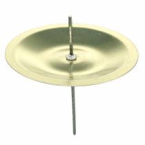 Artikel Ljusstake med taggguld Ø5cm 36 st