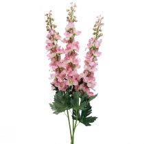 Artikel Delphinium delphinium konstgjord rosa 82cm 3st