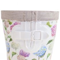 Gummistövlar blomkruka plantera keramiskt utseende H17,5cm