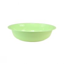 Artikel Dekorativ skål metall emalj look skål grön lime 25cm