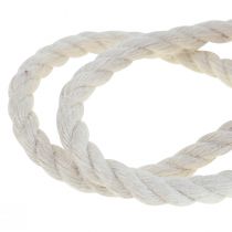 Juteband jutesnöre jute dekoration krämvit Ø7mm 5m