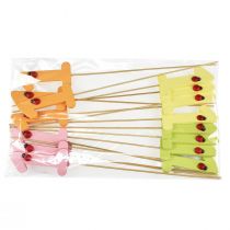 Artikel Nummerplugg födelsedag 1 blomplugg trä 27,5cm 16 st