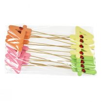 Artikel Nummerpluggar födelsedag 4 blompluggar trä 27,5cm 16 st