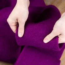 Artikel Filtband i ull, fuchsia, 15 cm x 5 m, för dekoration och pyssel