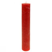 Artikel Röda ljus stora pinnljus enfärgade 50x300mm 4 st