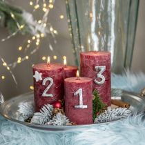 Advent Numbers Ljus Ljus Pin Numbers Advent 4,5cm 4st