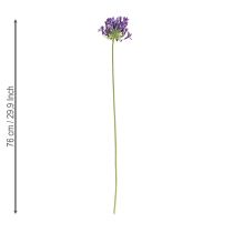 Artikel Agapanthus konstgjorda blommor lila dekorationsliljor 75cm 2st