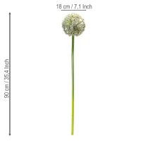 Artikel Konstgjord blommande gren av Allium, naturtroget utseende, 90 cm
