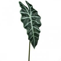 Konstgjord pilblad konstgjord växt alocasia deco grön 74cm