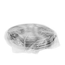 Artikel Aluminiumtråd 3mm 1kg silver - Flexibel hantverkstråd för blomsterdekorationer, modellbygge och dekorationsidéer